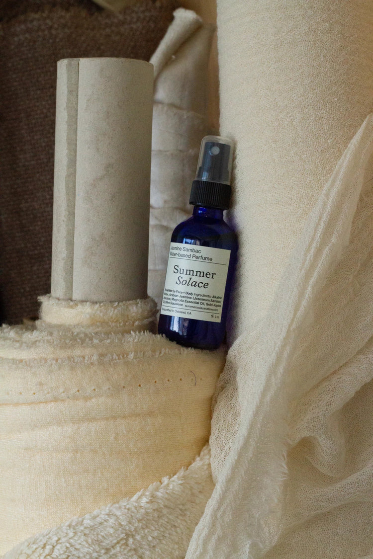 Summer Solace Tallow - Jasmine Sambac + Magnolia Perfume Mist – Alkaline Water-Based - Perfume