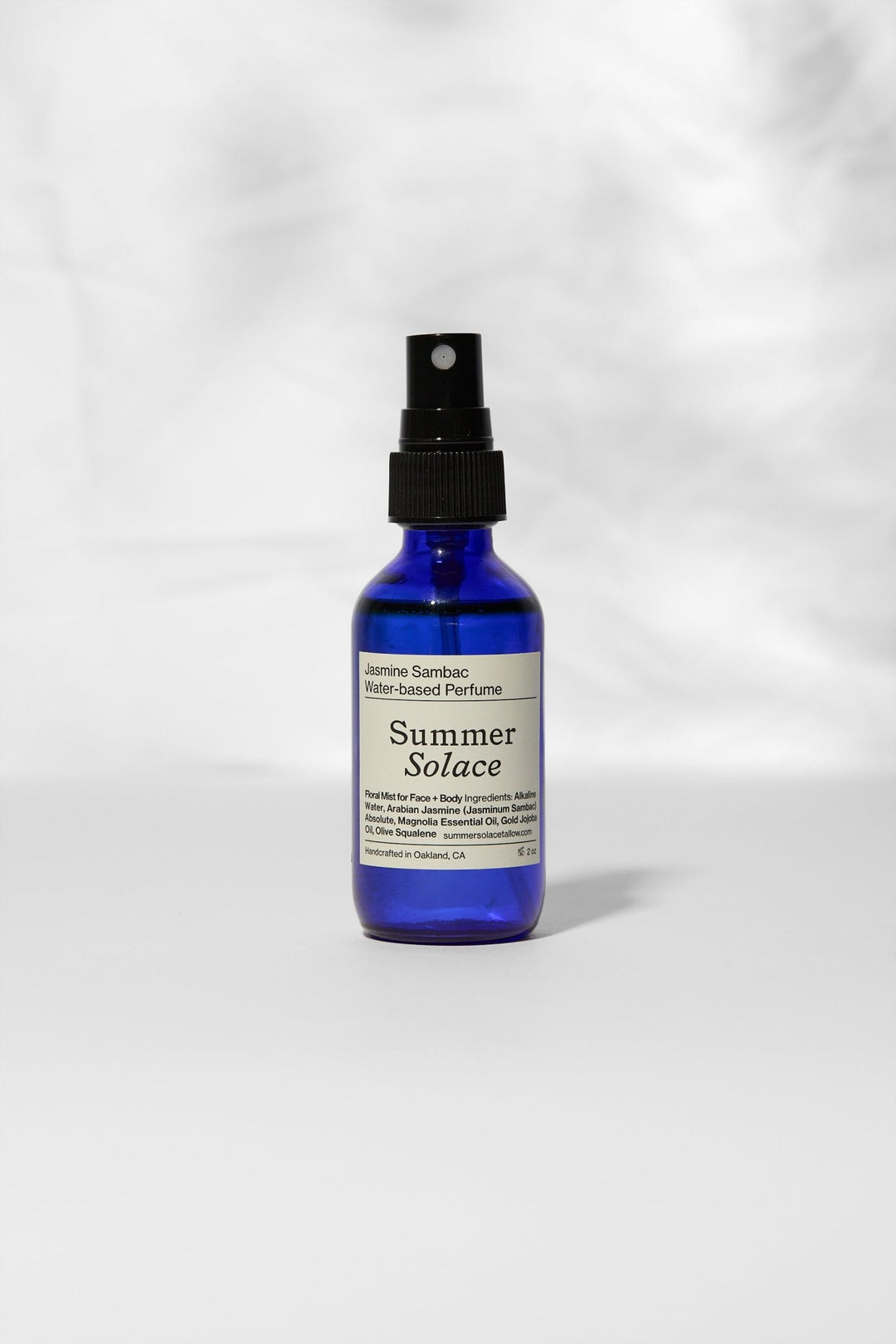 Summer Solace Tallow - Jasmine Sambac + Magnolia Perfume Mist – Water - Based (New Formula) - Perfume