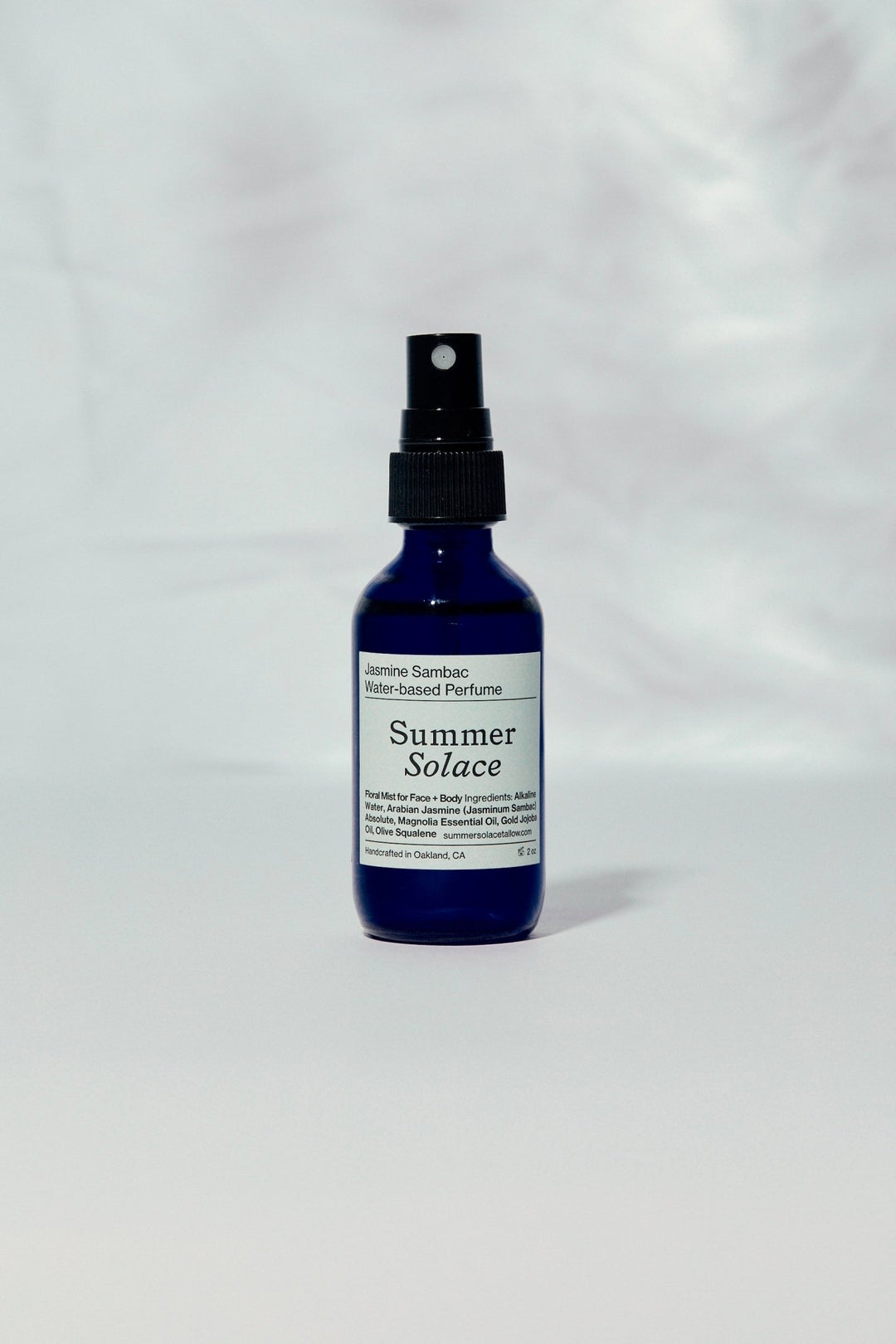 Summer Solace Tallow - Jasmine Sambac + Magnolia Perfume Mist – Water - Based (New Formula) - Perfume
