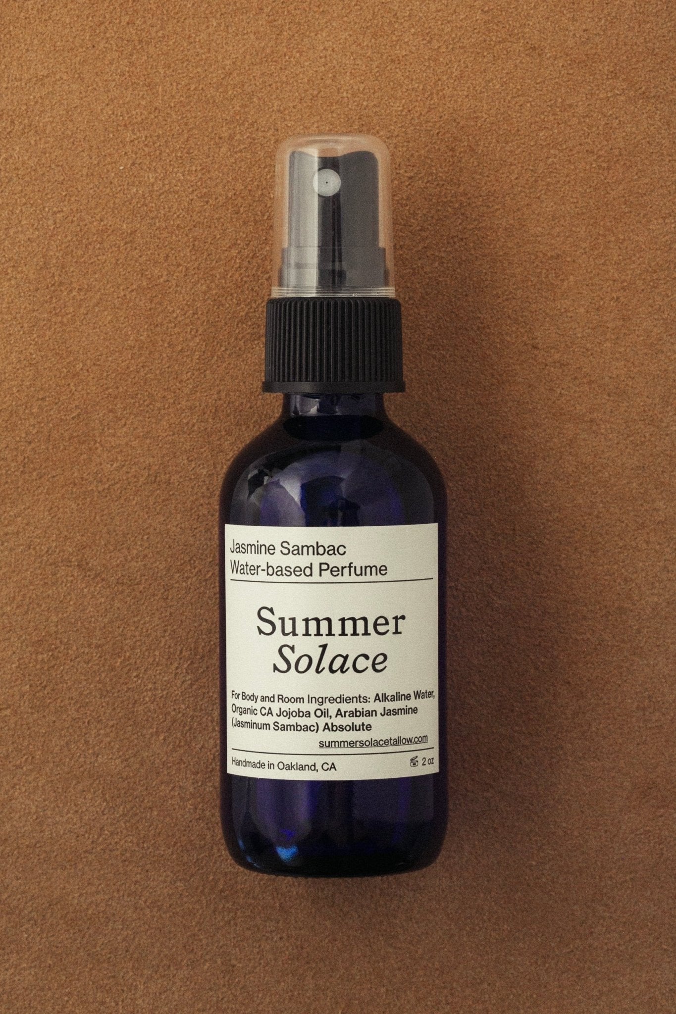 Summer Solace Tallow - Jasmine Sambac Water - Based Perfume Mist - Perfume