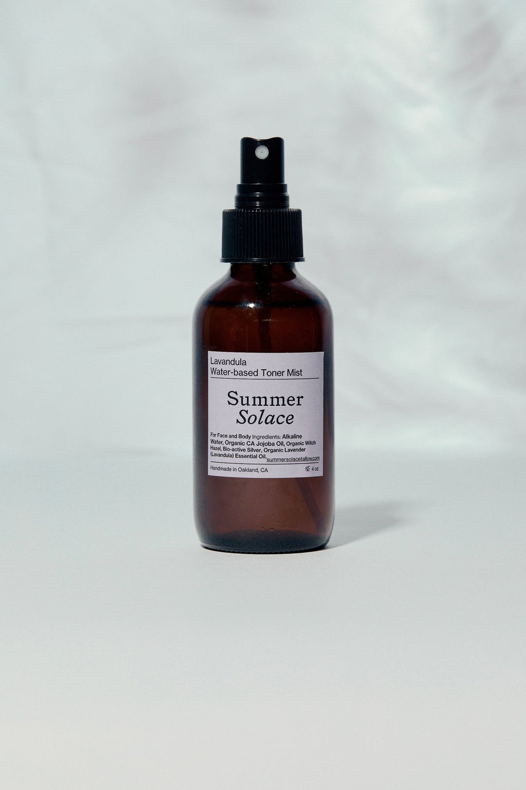 Summer Solace Tallow - Lavender & White Lotus Toner – Organic Floral Mist | 4 oz (New Formula) - Perfume