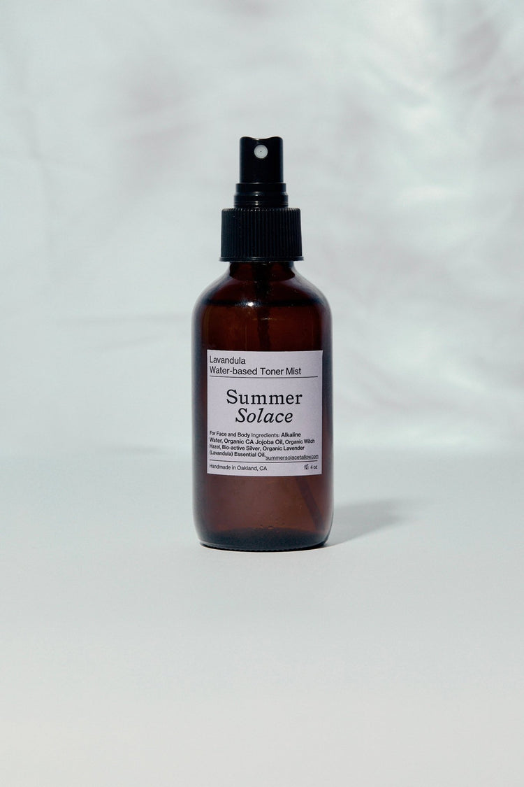Summer Solace Tallow - Lavender & White Lotus Toner – Organic Floral Mist | 4 oz (New Formula) - Perfume