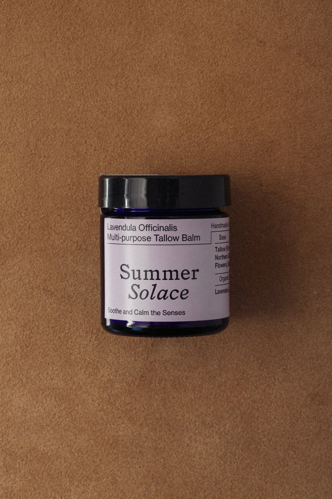 Summer Solace Tallow - Lavendula Officinalis Balm (Lavender + Golden Champa) - Regenerative Tallow® - Tallow Balm