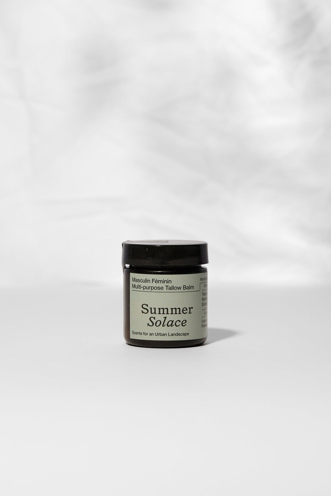 Summer Solace Tallow - Masculin Féminin Tallow Balm – Frankincense, Patchouli & Hinoki Wood - Tallow Balm