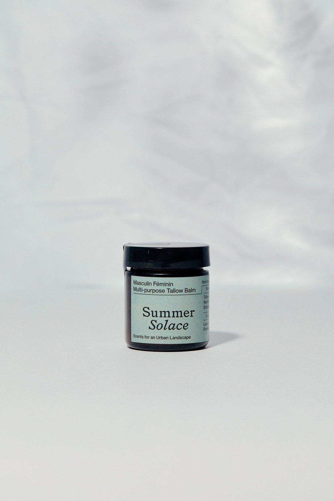 Summer Solace Tallow - Masculin Féminin Tallow Balm – Frankincense, Patchouli & Hinoki Wood - Tallow Balm