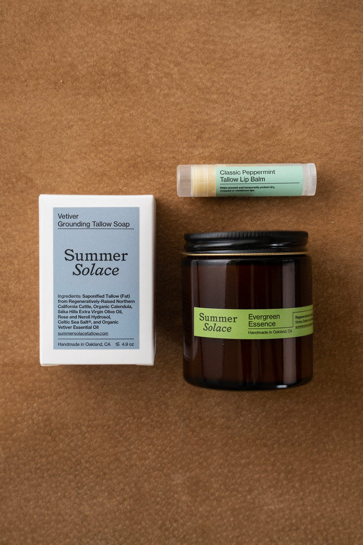 Summer Solace Tallow - Moon Collection - Regenerative Tallow® - Gift Sets