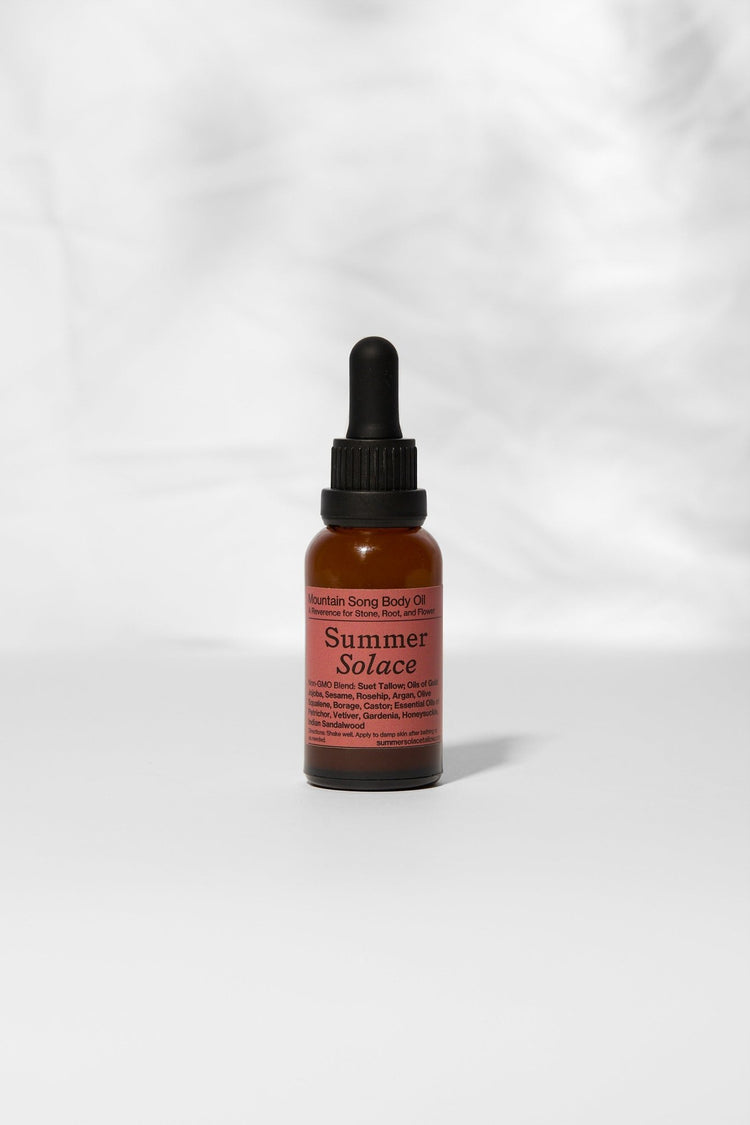 Summer Solace Tallow - Mountain Song: Body and Hair Oil – Tallow - Based Botanical Infusion (Limited Edition) - Face and Hair Oil