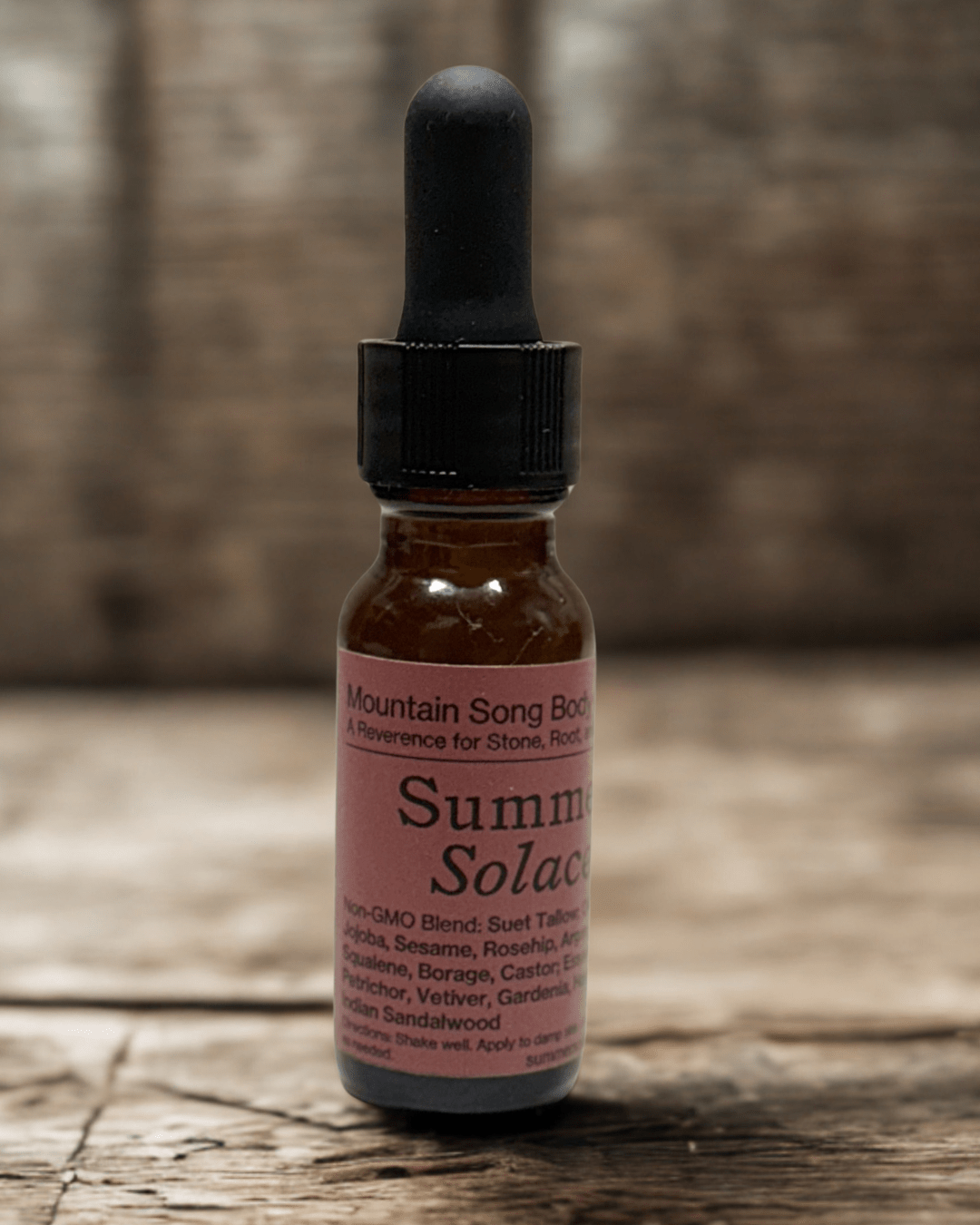 Summer Solace Tallow - Mountain Song Body Oil Mini – Tallow - Based Botanical Infusion - Face and Hair Oil