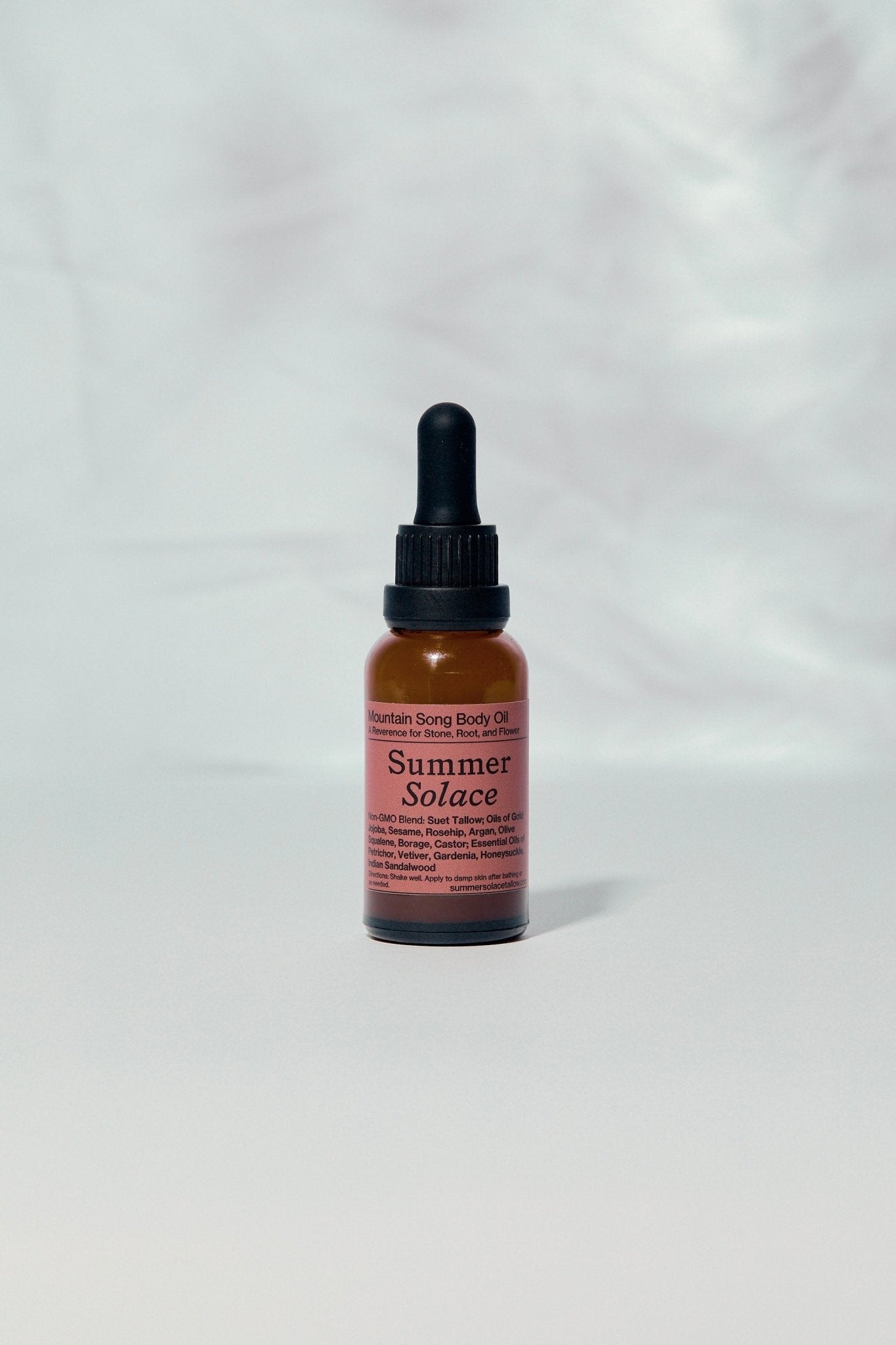 Summer Solace Tallow - Mountain Song Body Oil – Tallow - Based Botanical Infusion (Limited Edition) - Face and Hair Oil