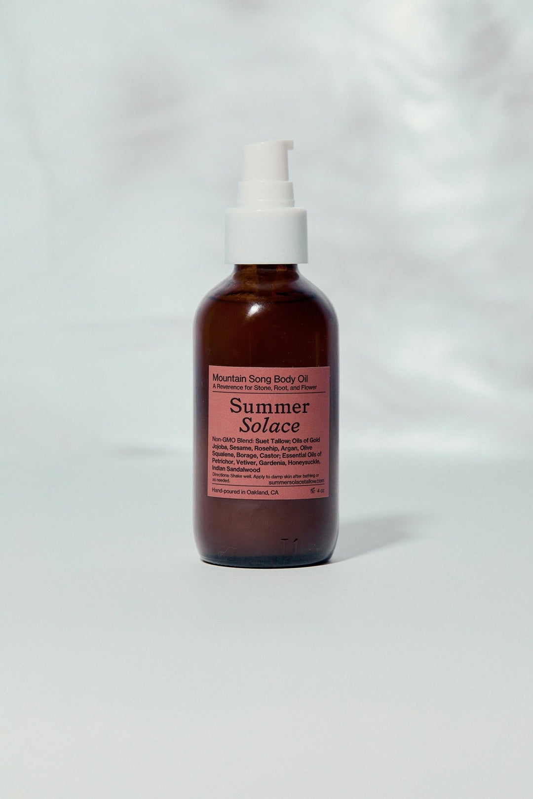 Summer Solace Tallow - Mountain Song Body Oil – Tallow - Based Botanical Infusion (Limited Edition) - Face and Hair Oil