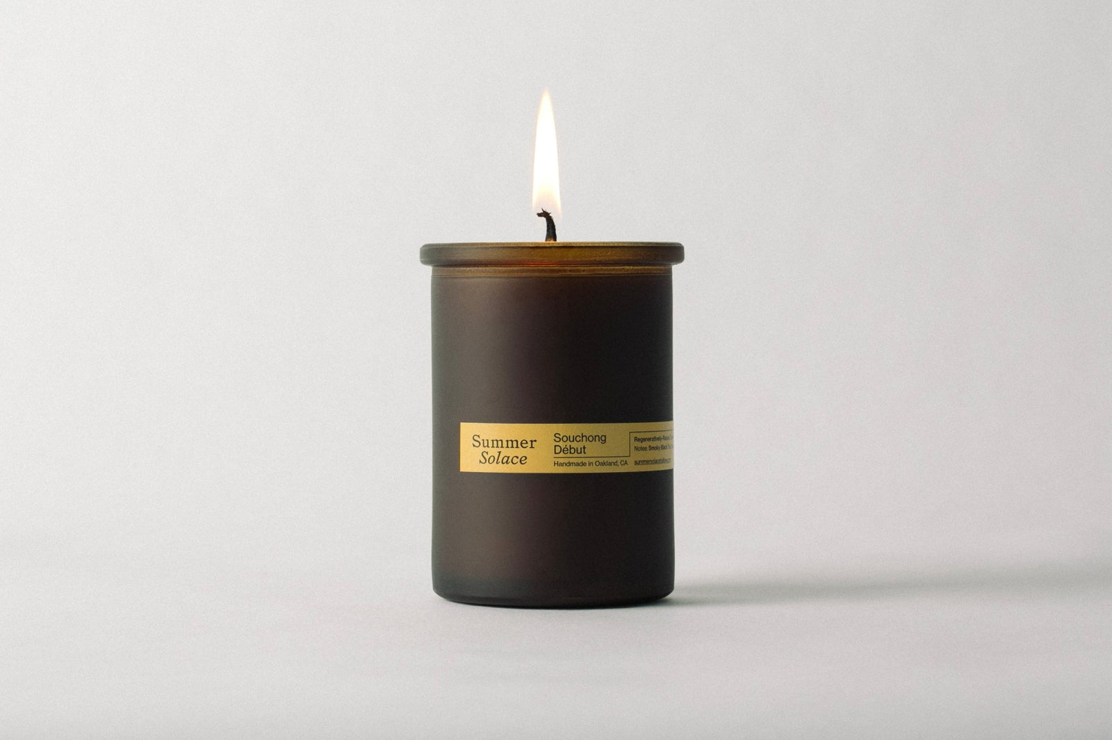 Souchong Début Tallow Candle: this candle is rich with complexity—perfect for evenings, writing, or mindful rituals.