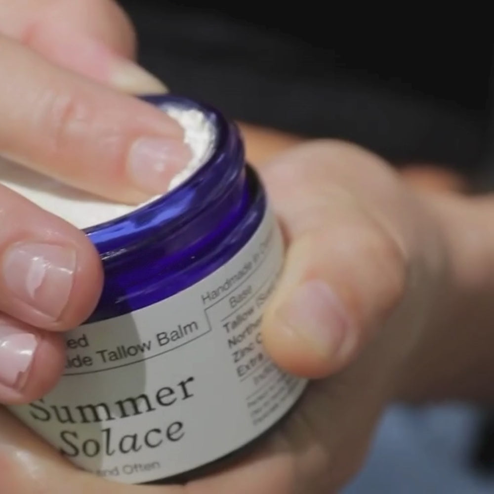 Mineral Zinc Tallow Balm | Pure Unscented | 23% Non-Nano Zinc (USP)