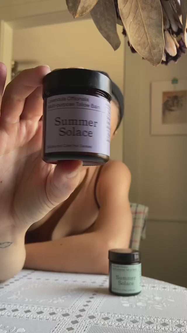 Applying the Luxurious Lavendula Officinalis Tallow Balm
