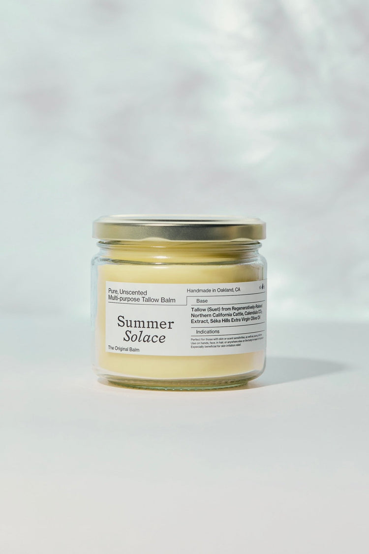 Summer Solace Tallow - Pure Unscented – Tallow Balm | Sensitive Skin - Tallow Balm