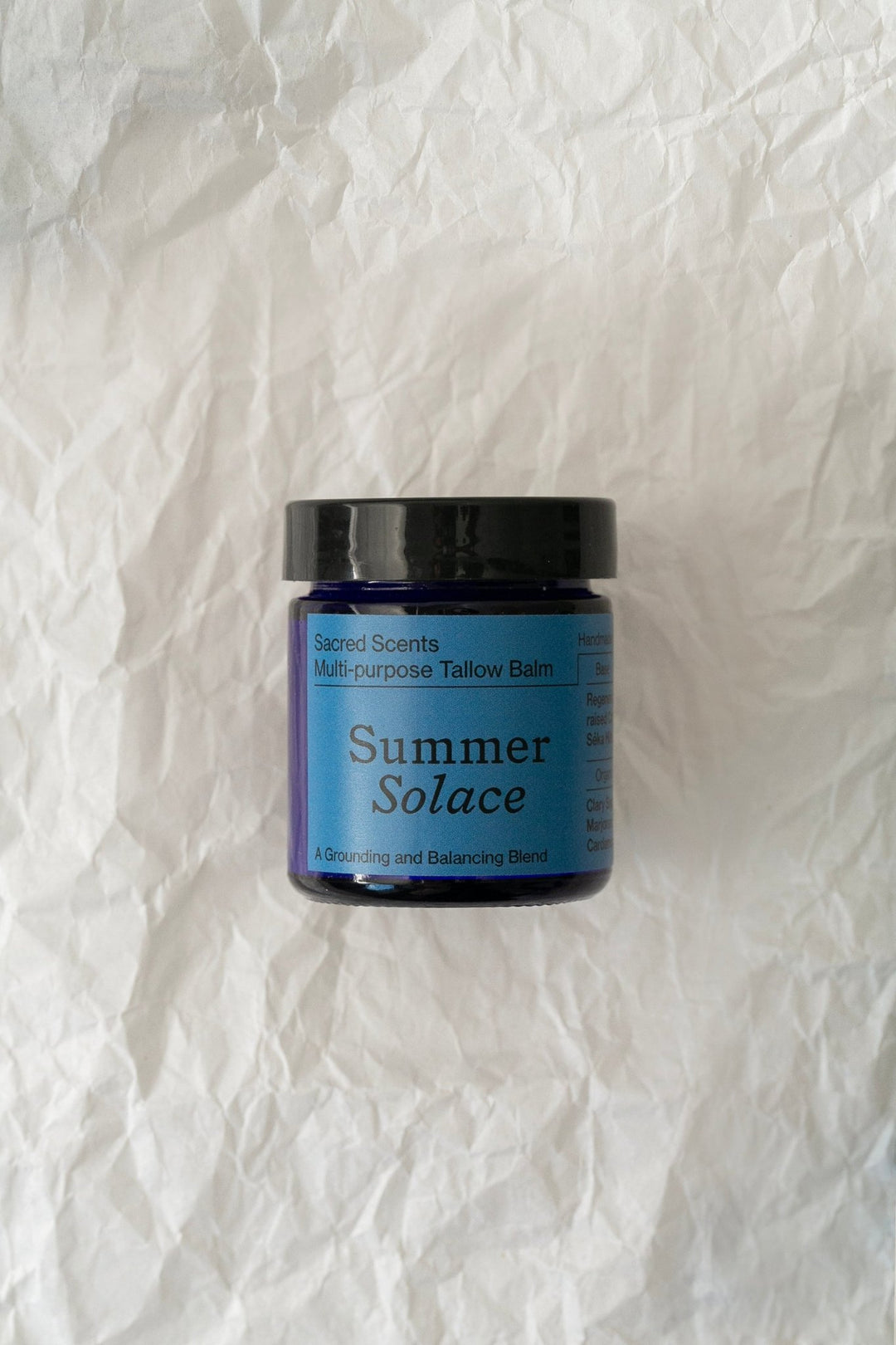 Summer Solace Tallow - Sacred Scents Spiritual Balm - Regenerative Tallow® - Tallow Balm