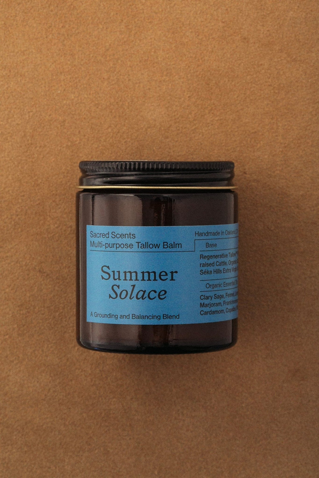 Summer Solace Tallow - Sacred Scents Spiritual Balm - Regenerative Tallow® - Tallow Balm