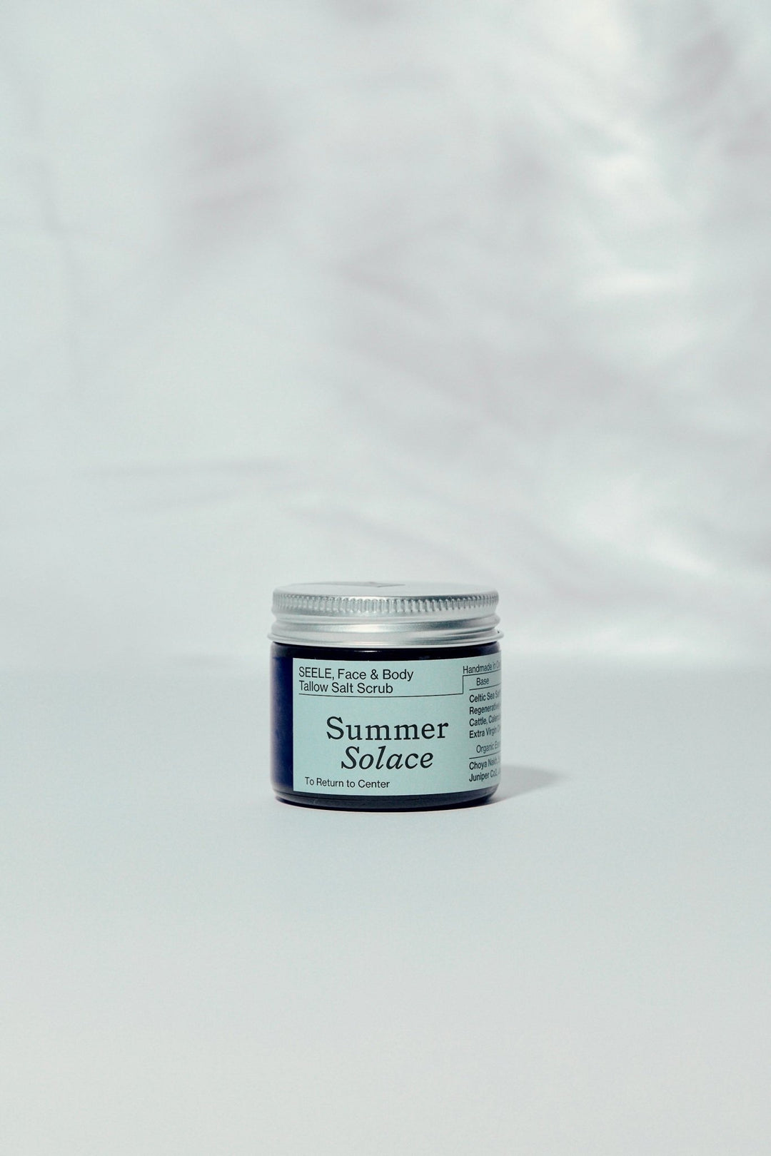 Summer Solace Tallow - SEELE – Ritual Sea Salt Scrub | Celtic Salt®, Choya Nākh, Sage & Coriander - Tallow Scrub