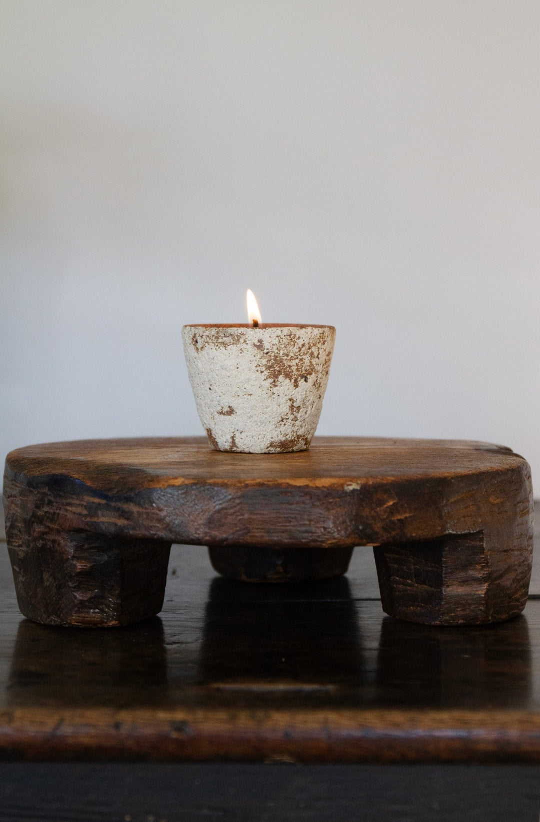 Summer Solace Tallow - Souchong Debut Earthen Tallow Candle – Smoke - Brushed Terracotta Vessel 4 oz - Tallow Candle