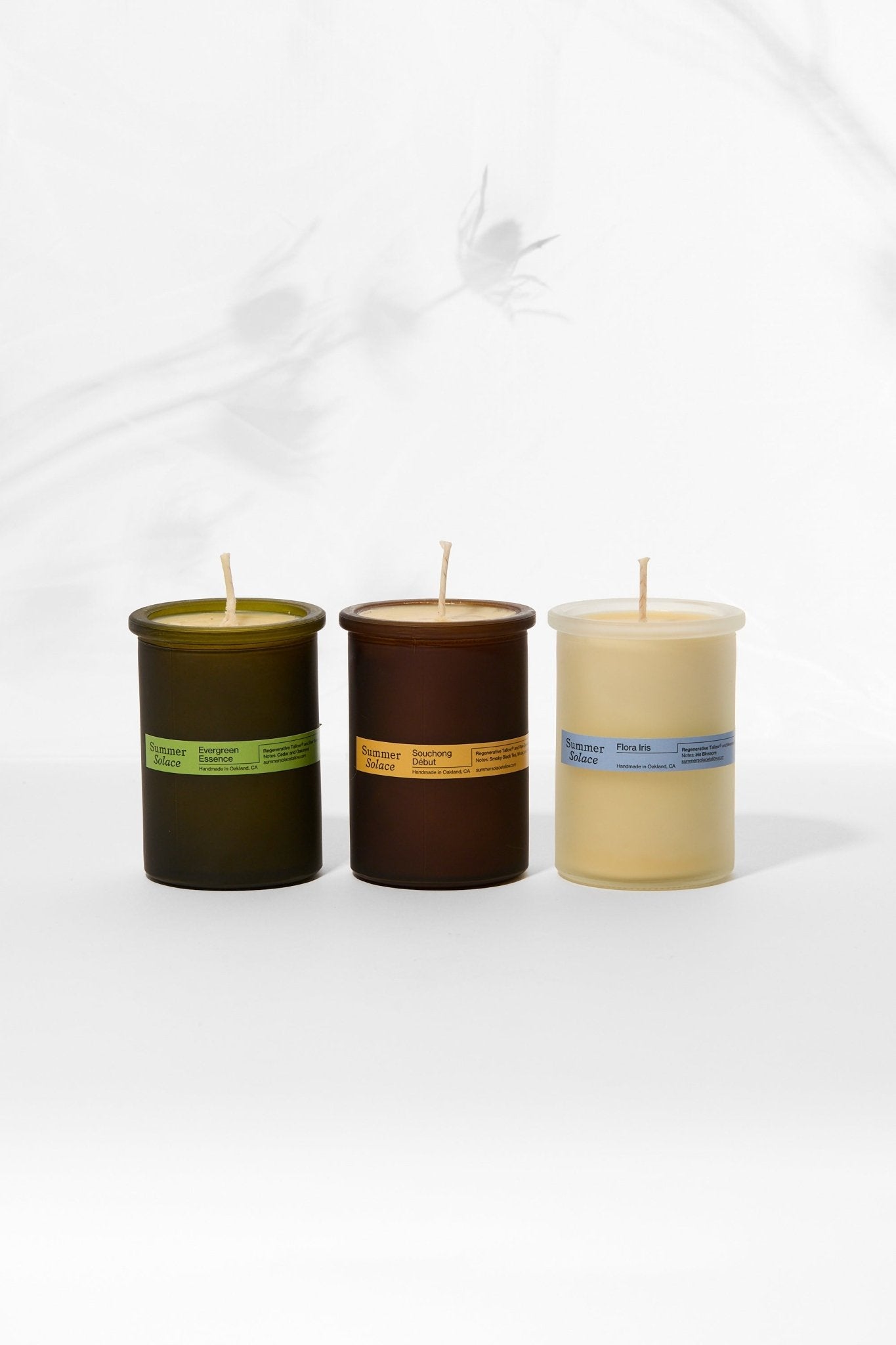 Summer Solace Tallow - Tallow Candle Set – Core Collection | Full Size Trio - Gift Sets