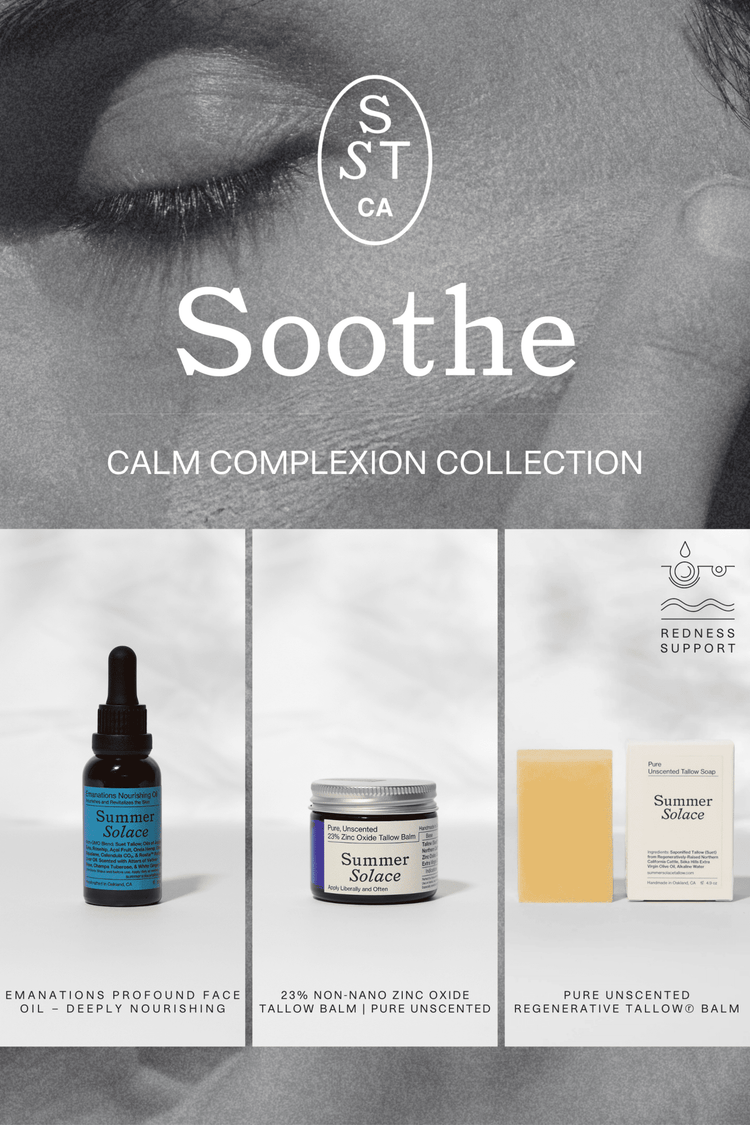 Summer Solace Tallow - The Calm Complexion Collection | Everyday Skincare Set - Gift Sets