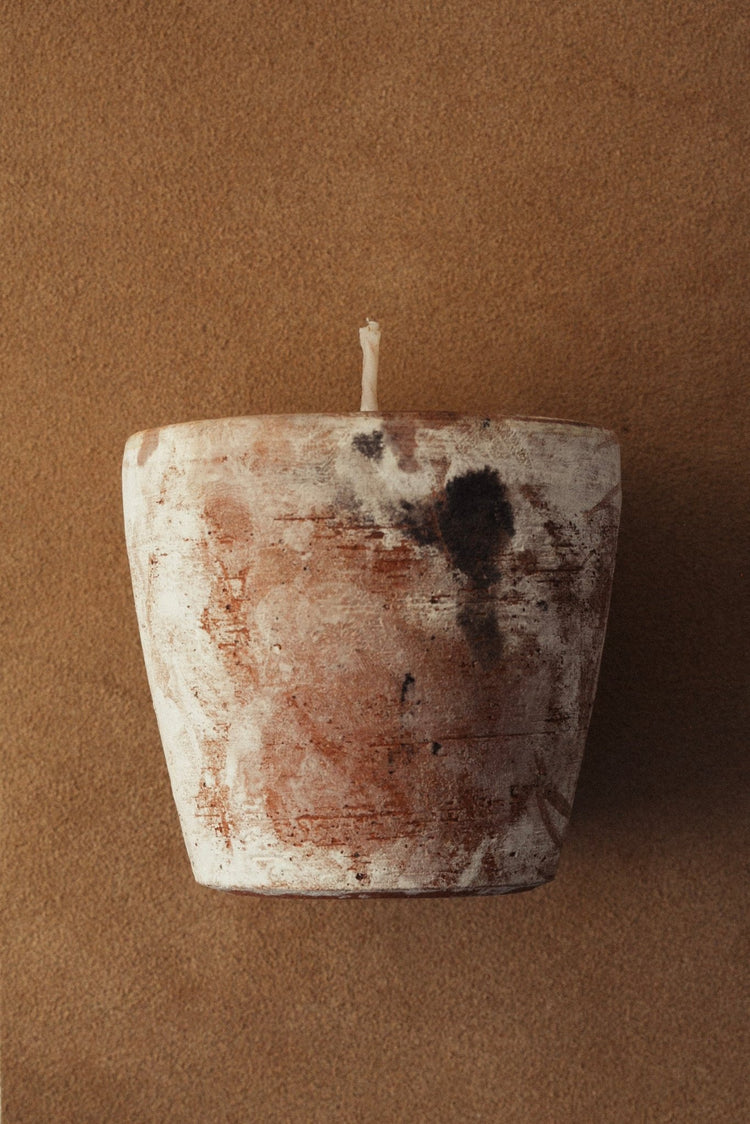 Summer Solace Tallow - The Earthen Tallow Candle - Smoke Brushed Terracotta - Tallow Candle