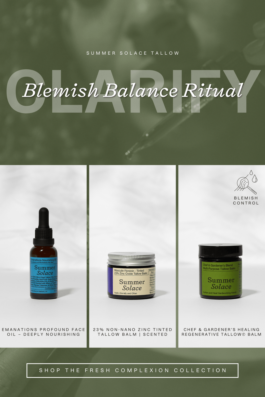 Summer Solace Tallow - The Fresh Complexion Collection - Gift Sets