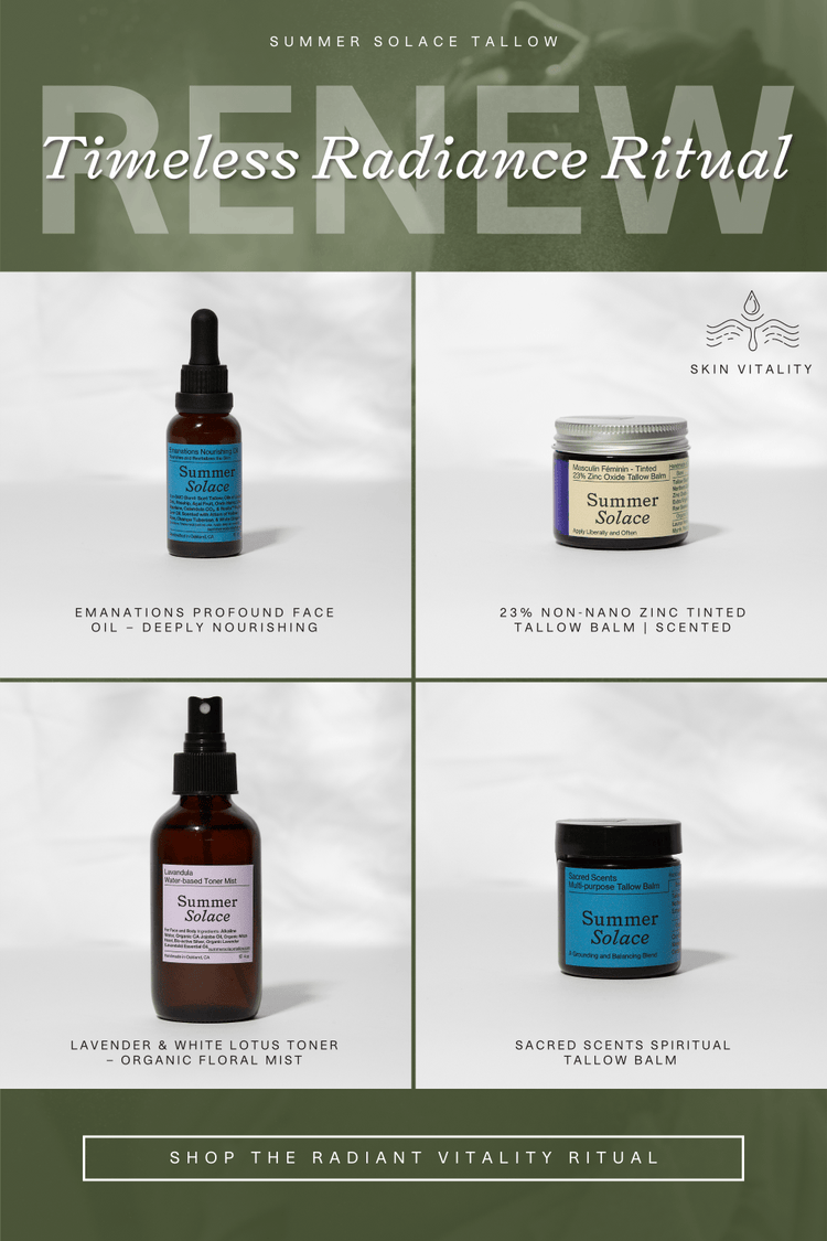 Summer Solace Tallow - The Radiant Vitality Ritual - Gift Sets