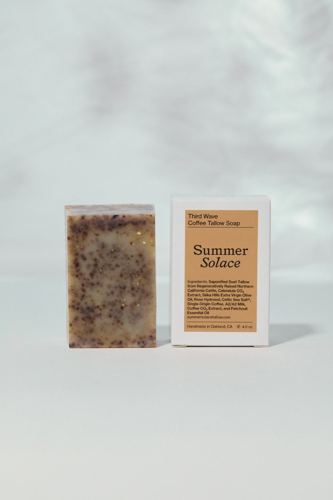 Summer Solace Tallow - Third Wave – Coffee & Patchouli Bar Soap - Tallow Soap