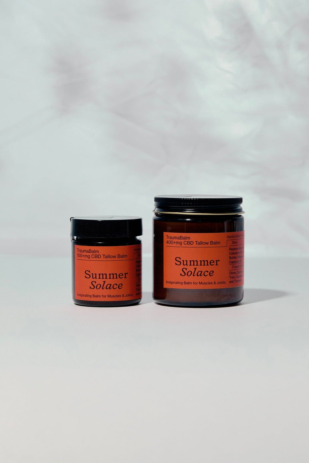 Summer Solace Tallow - TraumaBalm Set – Warming Muscle Rub | Capsicum & Thai Ginger - Tallow Balm