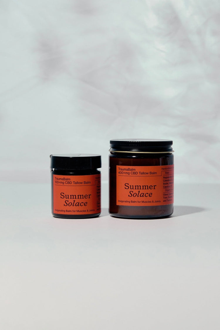 Summer Solace Tallow - TraumaBalm Set – Warming Muscle Rub | Capsicum & Thai Ginger - Tallow Balm