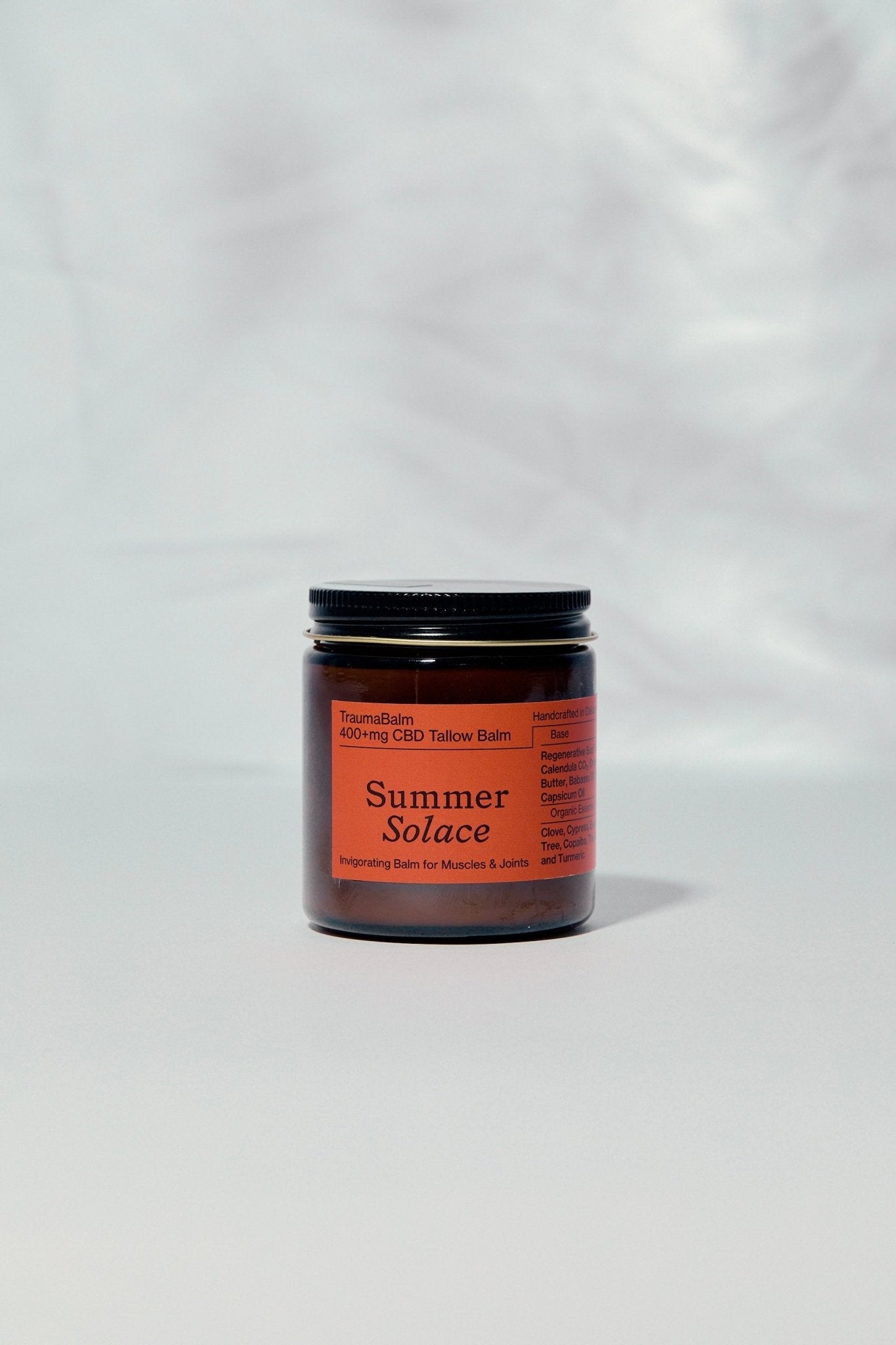 Summer Solace Tallow - TraumaBalm – Warming Muscle Rub | Capsicum & Thai Ginger - Tallow Balm