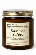 Vanilla Nectar – Tallow & Beeswax Candle with Peru Balsam | Travel Size 4 oz