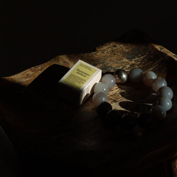 Summer Solace Tallow - Yuzu and Sencha Toning Bar Soap with E3Live - Regenerative Tallow® - Tallow Soap