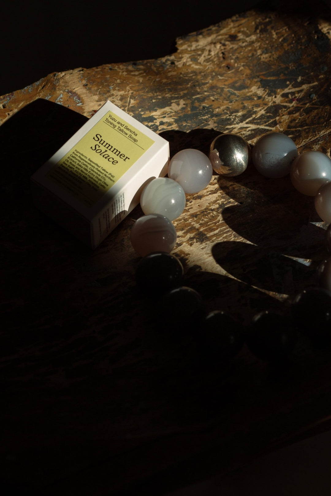Natural tallow soap with yuzu citrus and sencha green tea