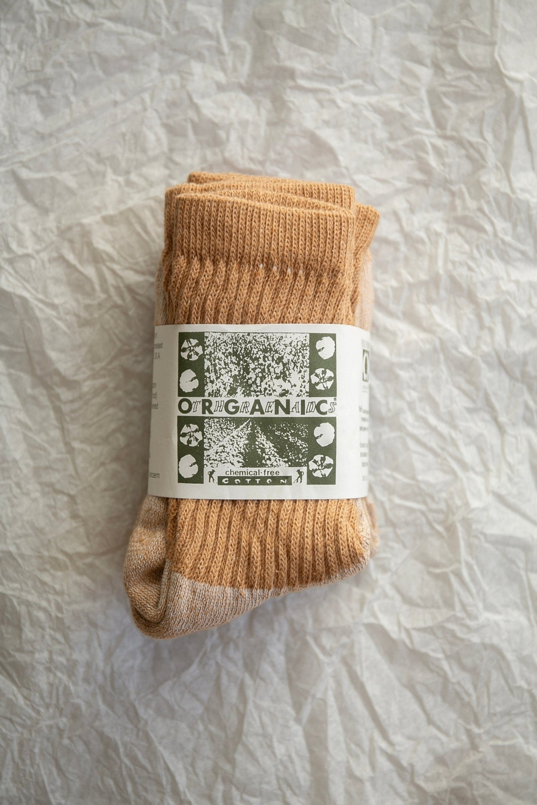 Summer Solace Tallow - 3-pack Organic Cotton Socks in Buffalo Brown - Socks