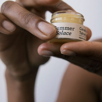 Cuticle, Lip, & Brow Floral Balm - Melts on contact to hydrate dry, delicate skin while evoking a feeling of romance & calm.