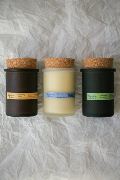 Summer Solace Tallow - Perfumed Tallow Candle Trio - Regenerative Tallow™ - Gift Sets