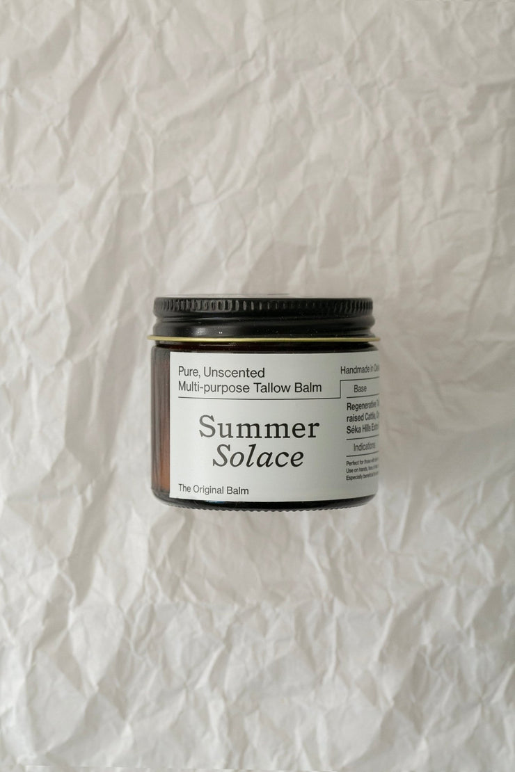 Summer Solace Tallow - Pure Unscented Balm - Regenerative Tallow™ - Balm