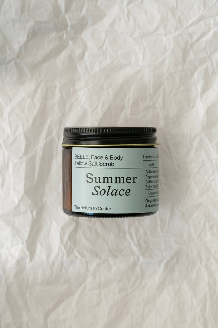 Summer Solace Tallow - Seele Salt Scrub - Regenerative Tallow™ - Scrub