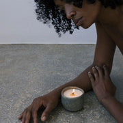 Summer Solace Tallow - The Earthen Tallow Candle - Fog Glazed - Candle