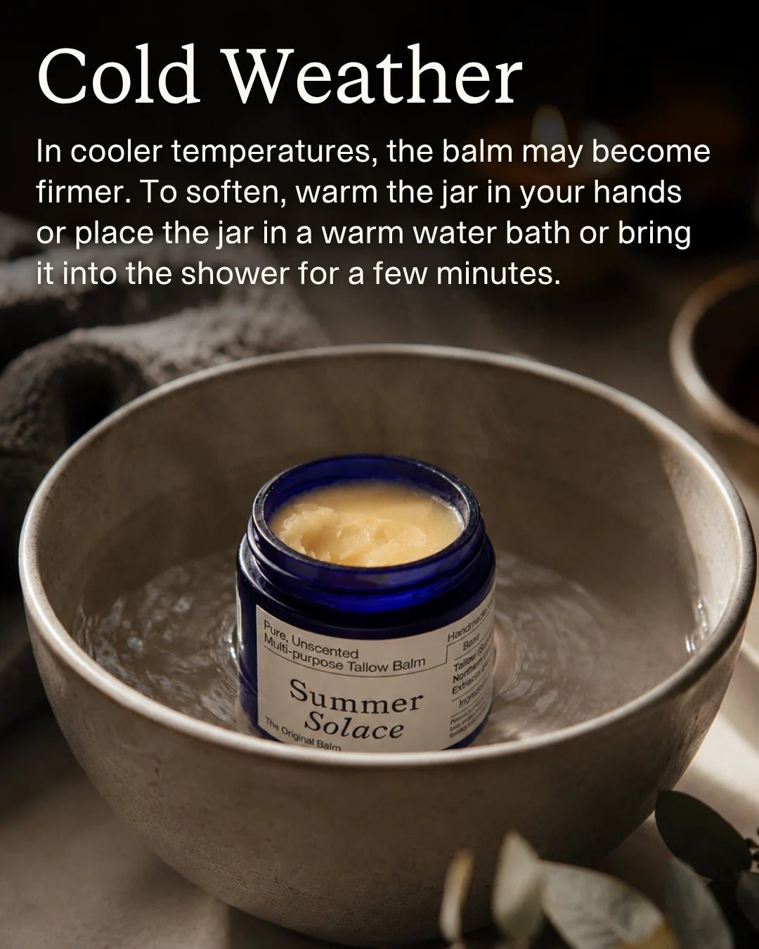 Mineral Zinc Tallow Balm • Pure Unscented • 23% Non-Nano Zinc (USP) application step 6