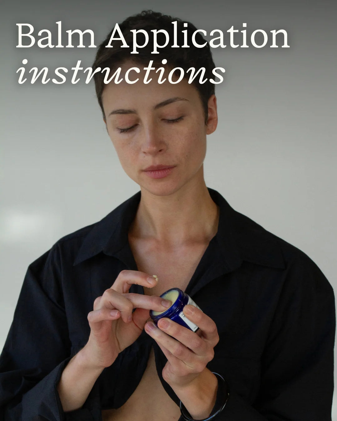 The Deep Nourishment Collection | Comforting Care for Dry, Delicate Skin application step 1