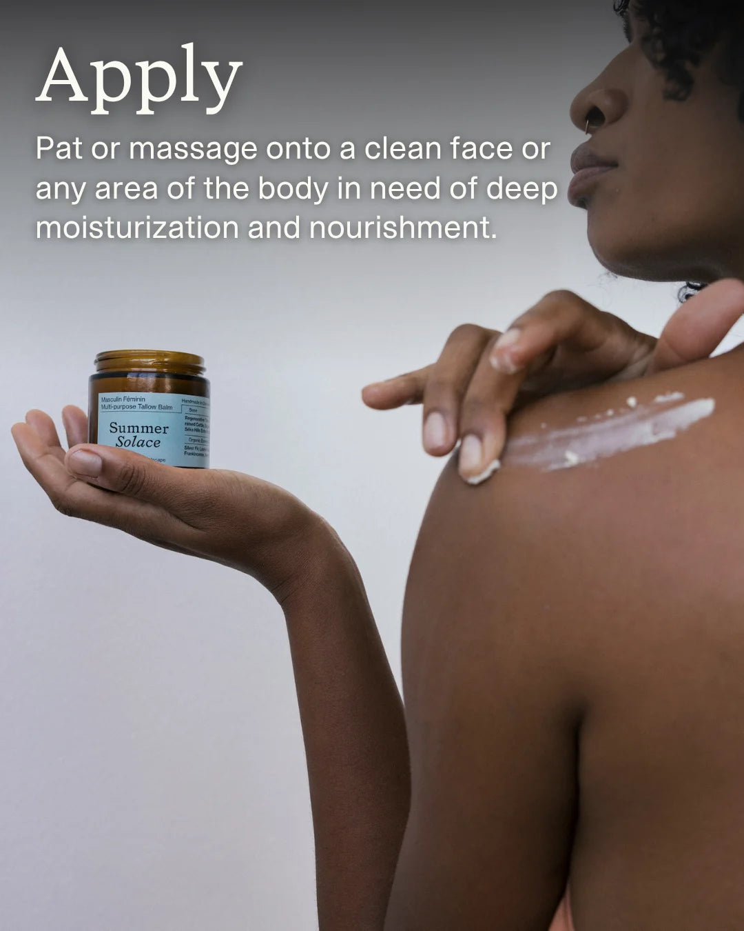 The Deep Nourishment Collection | Comforting Care for Dry, Delicate Skin application step 4