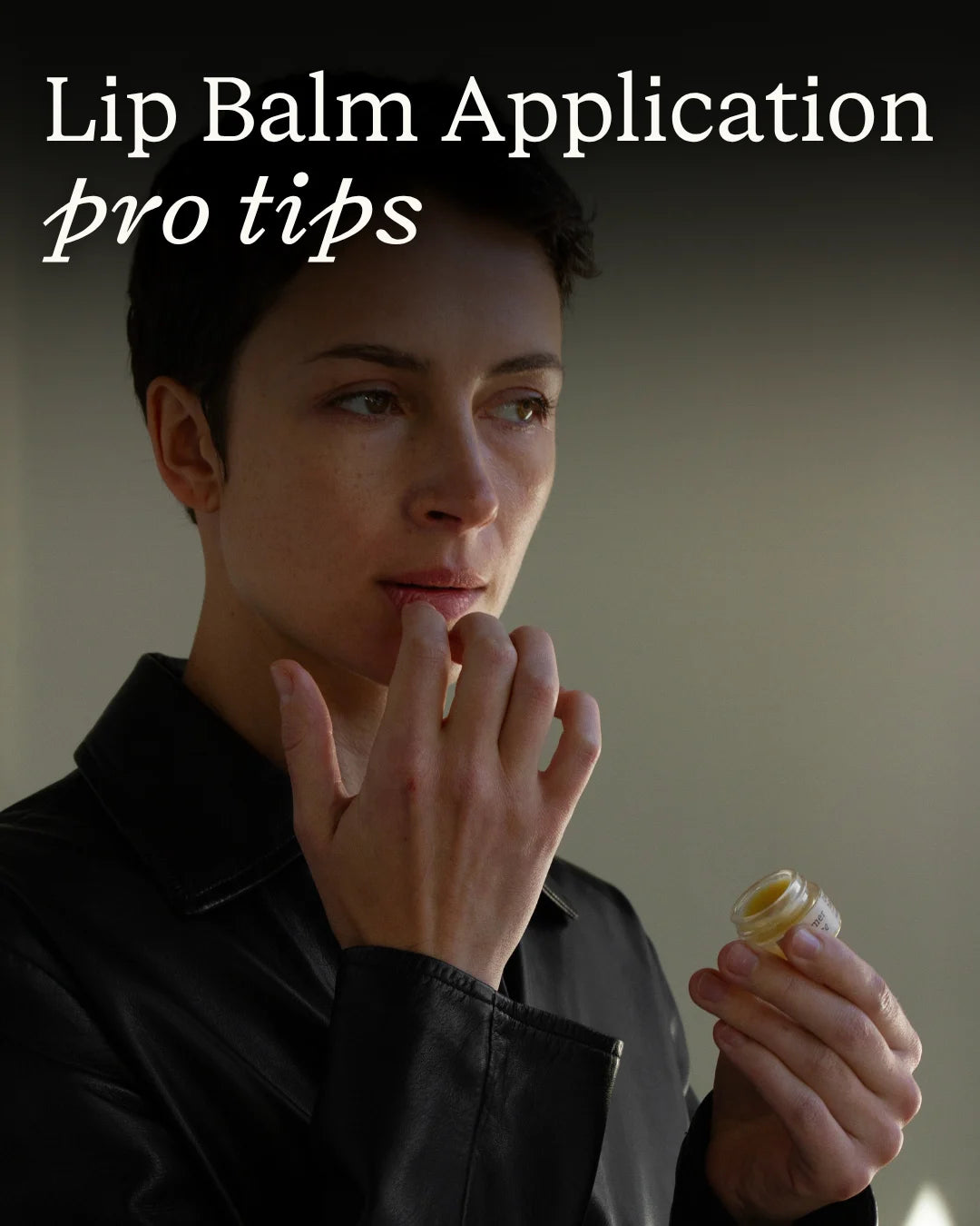 Classic Peppermint – Tallow Lip Balm | Cooling Sensation application step 1