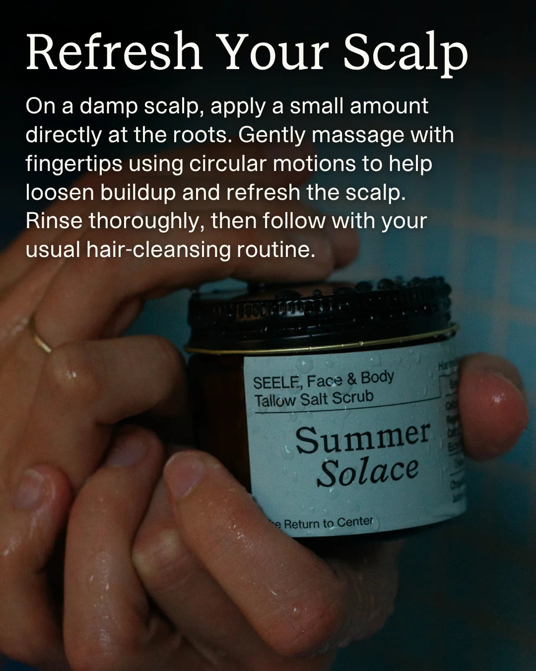 The Facial Collection | Radiant Tallow Skincare Ritual application step 5